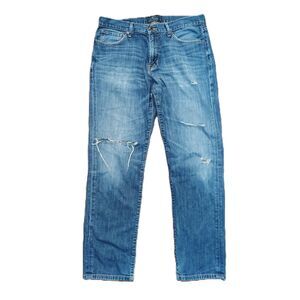 LUCKY BRAND 221 Original Straight Leg W 36 L 34 Men's Distressed Jeans